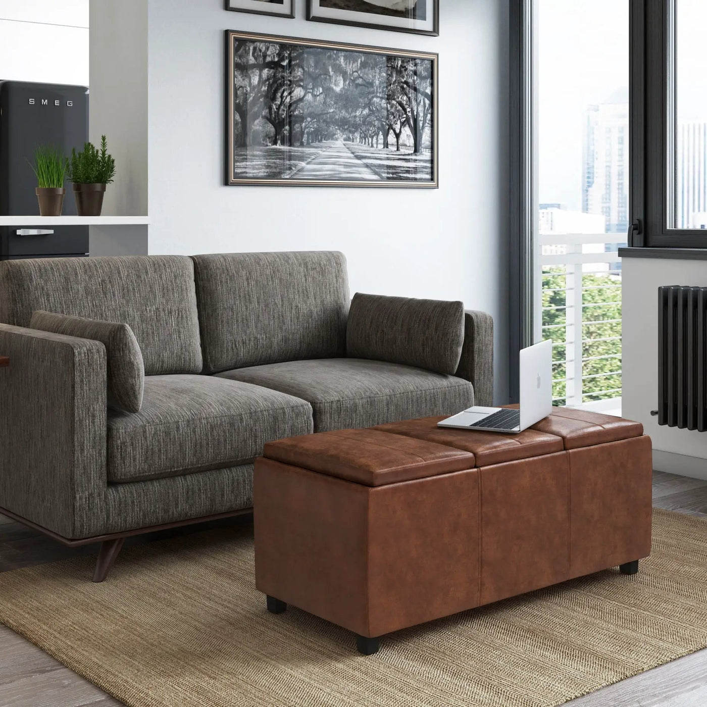 Avalon - Upholstered Storage Ottoman by HouseOfZazla