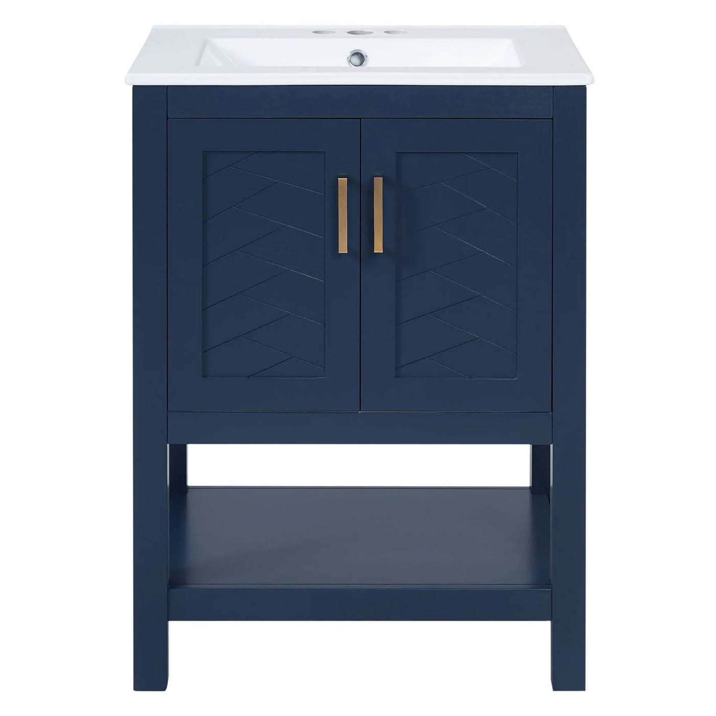 Modern Bathroom Vanity With Elegant Twill Design by HouseOfZazla