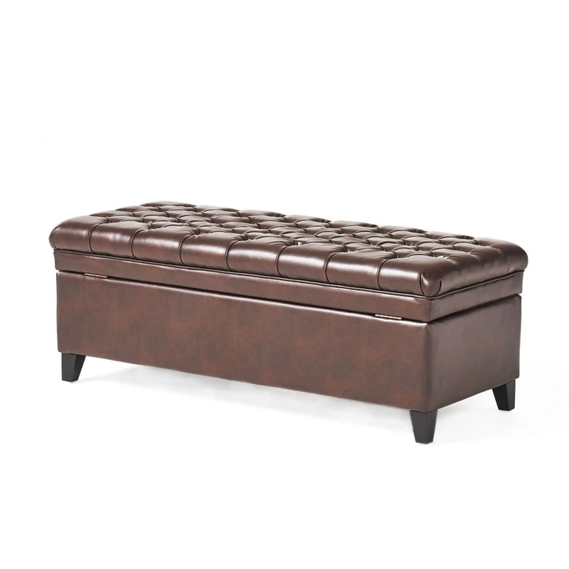 Juliana Storage Ottoman With Birch Legs by HouseOfZazla