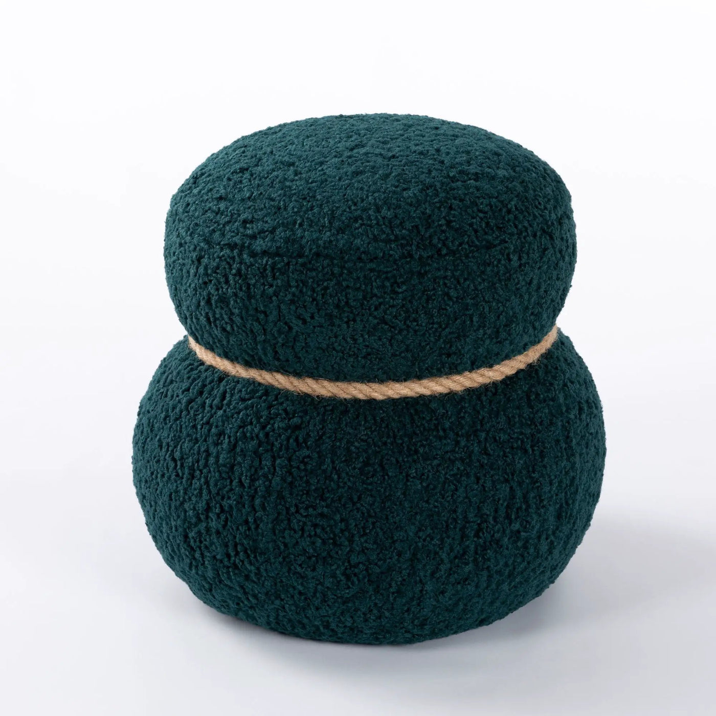 Snowman Stool With Cushion And Solid Wood Frame by HouseOfZazla