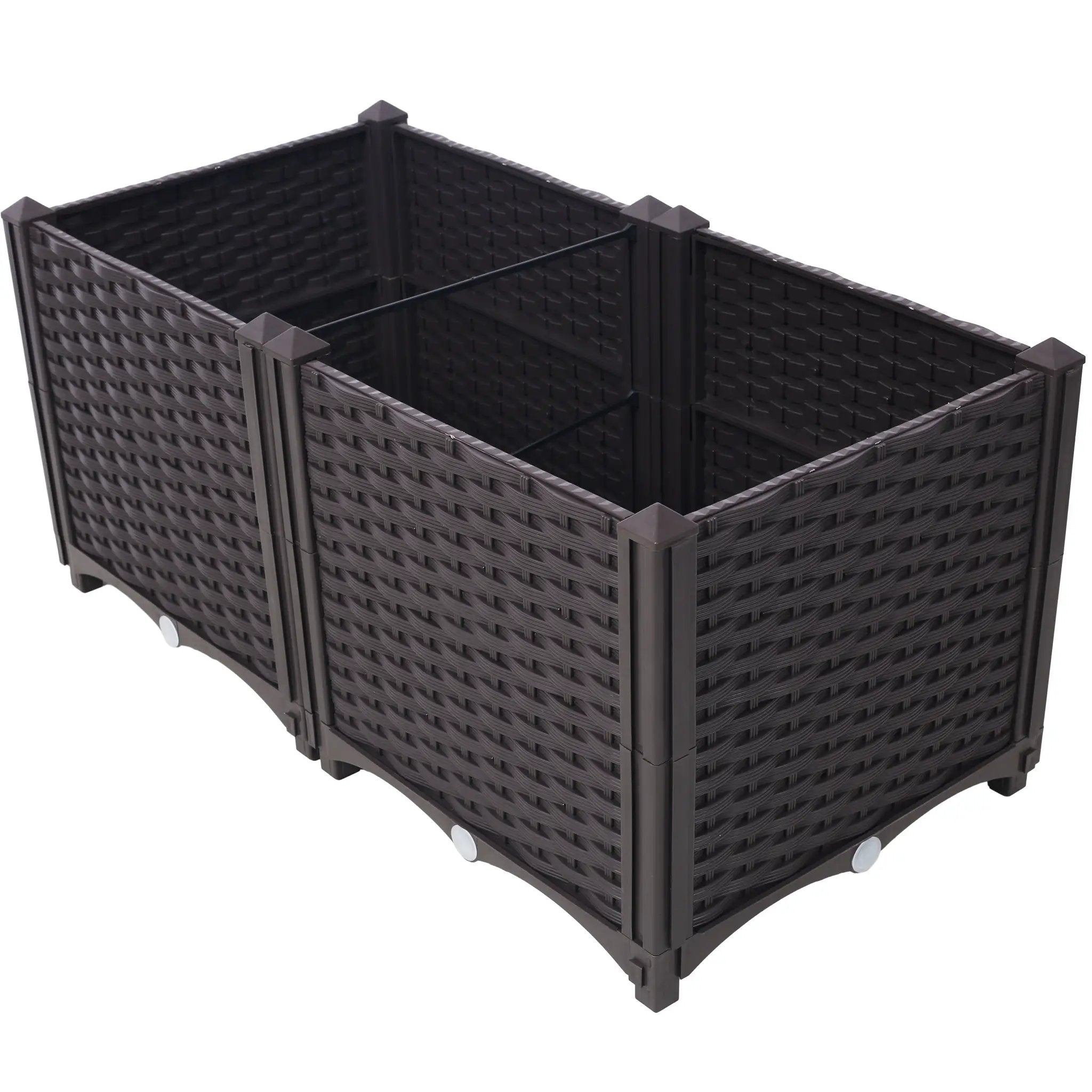 Deep Raised Garden Bed Plastic Planter Boxes by HouseOfZazla