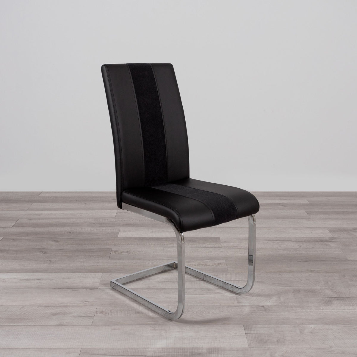 Dining Chair Set with Upholstered Seat and Metal Legs - White, Black, or Dark Gray, photo 6 of 30