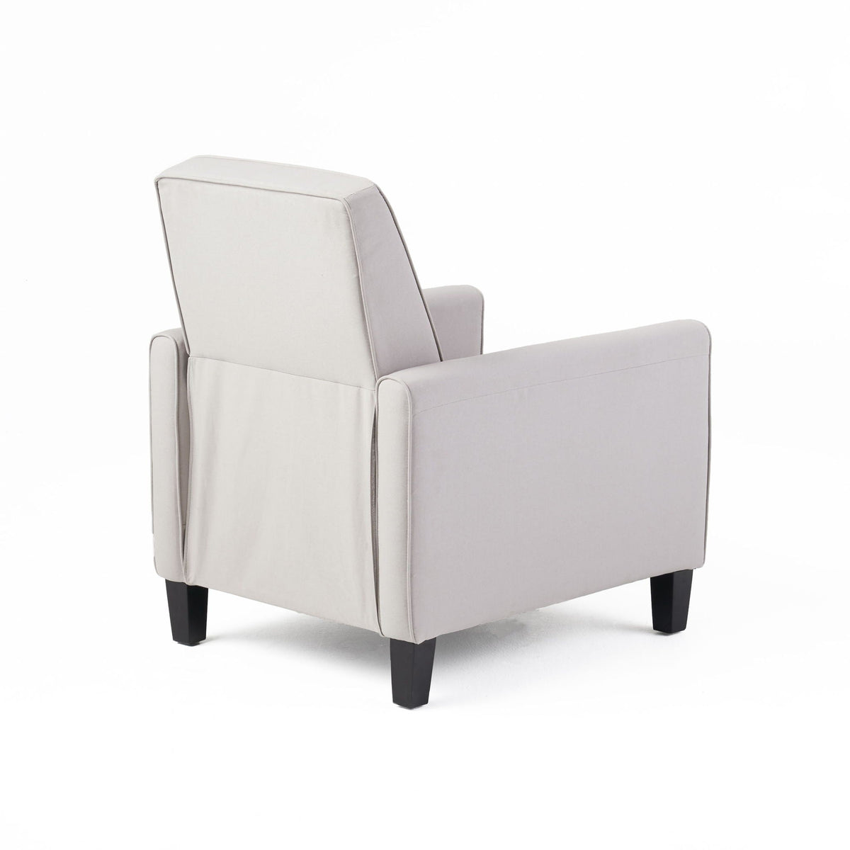 Upholstered Push Back Recliner Chair with Adjustable Recline - Multiple Colors, photo 9 of 40