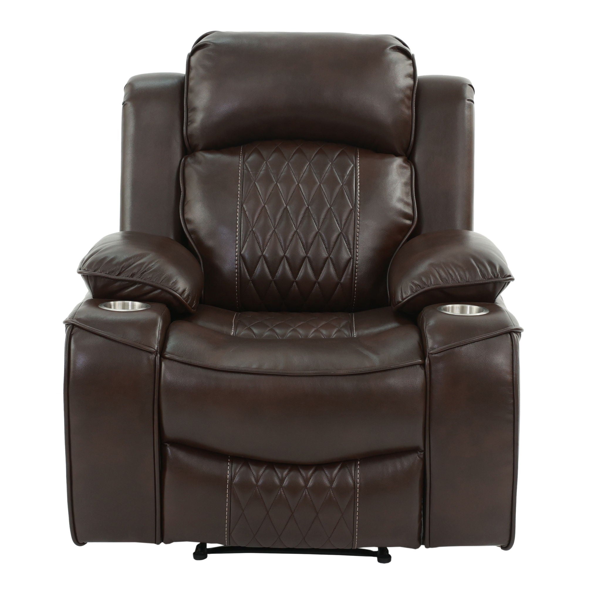 Power Motion Living Room Set With USB Port, Adjustable Headrest, Cup Holder by HouseOfZazla