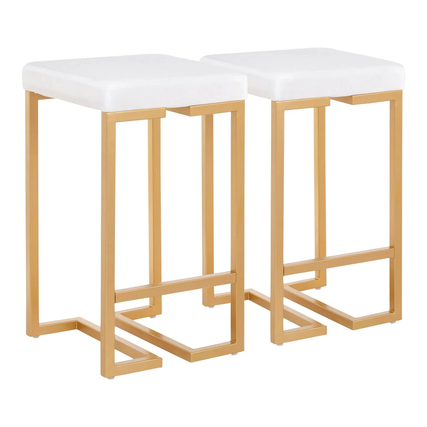 Midas - Contemporary / Glam Counter Stool (Set of 2) by HouseOfZazla