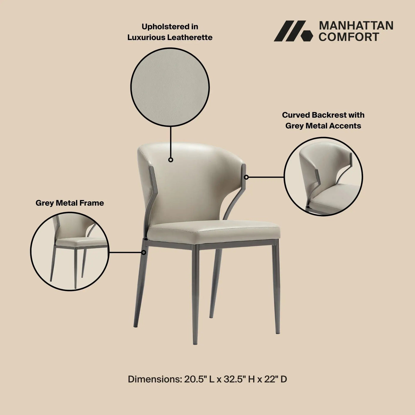 Kirsten - Dining Chair (Set of 2) by HouseOfZazla