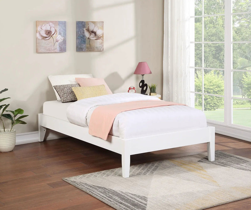 Hounslow Twin Universal Platform Bed White by Unique Piece Furniture