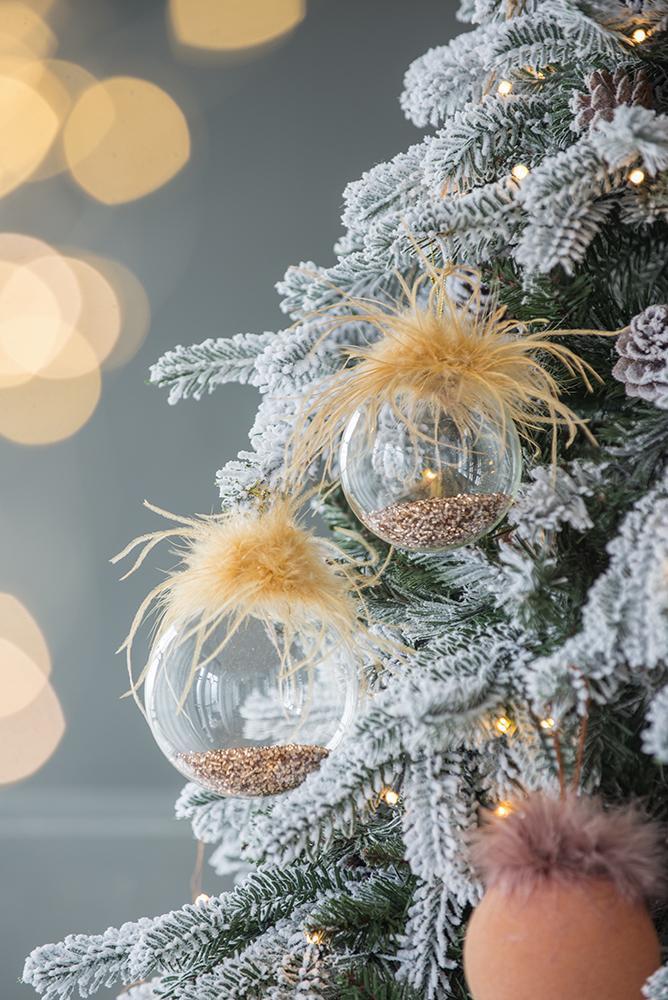 Christmas Ball Ornaments Decorative Hanging Balls – Glass – Purple, Red, or Dark Brown, photo 5 of 32