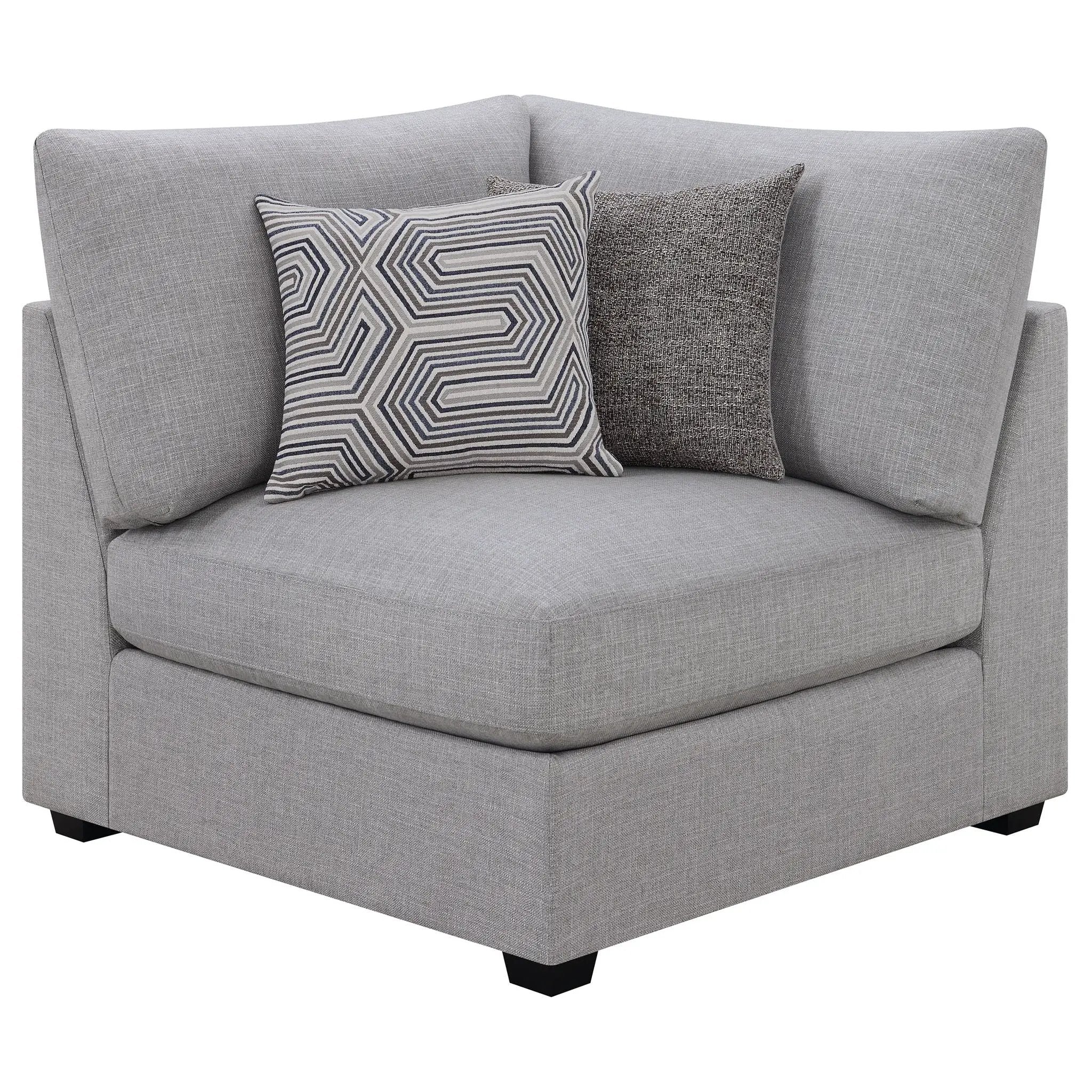 Cambria 5-piece Upholstered Modular Sectional Sofa Grey by Unique Piece Furniture