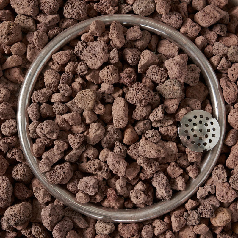 27' Bowl Shaped MGO 40,000 BTU Propane Fire Pit, Light Grey (Tank Cover not Included) by HouseOfZazla