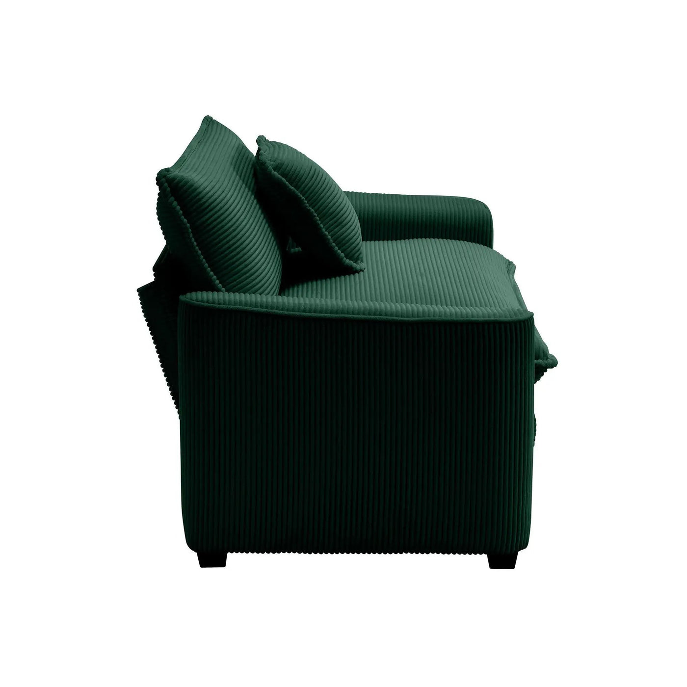 Modern Classic Fabric Single Chair Deep Seat Sofa With Pillow by HouseOfZazla
