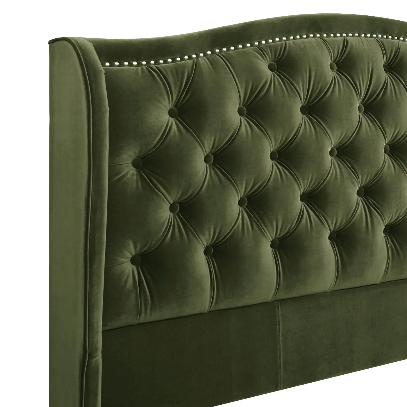 Marcella - Upholstered Shelter Headboard Bed Set by Unique Piece Furniture
