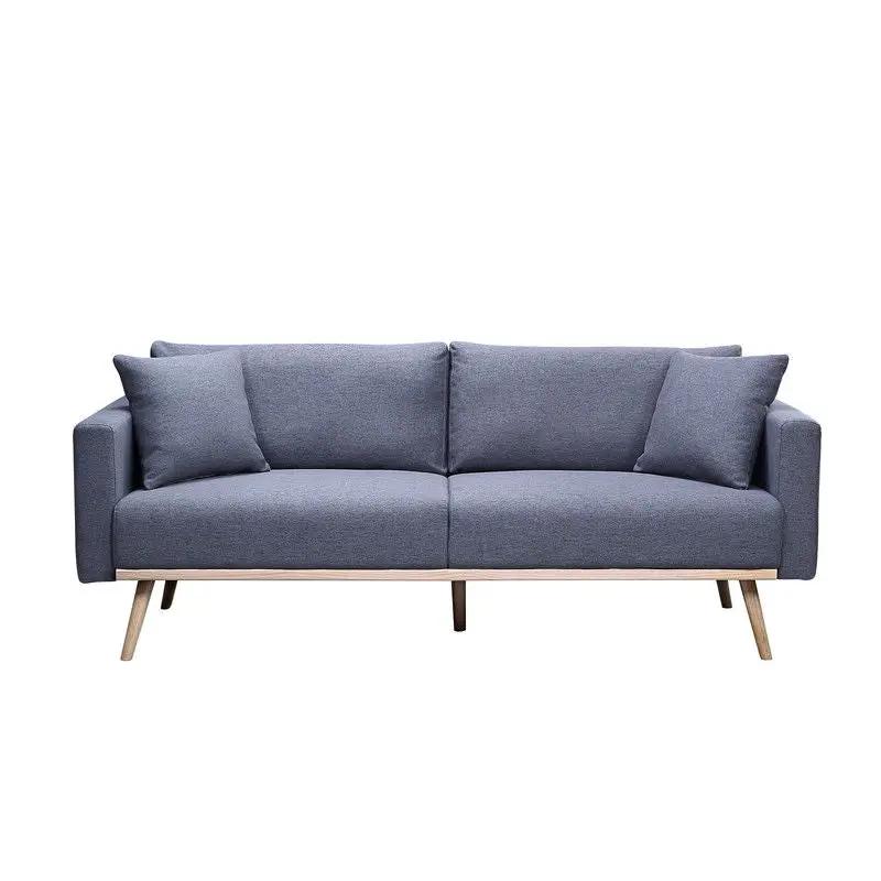 Easton - Fabric Sofa With USB Charging Ports Pockets And Pillows by HouseOfZazla