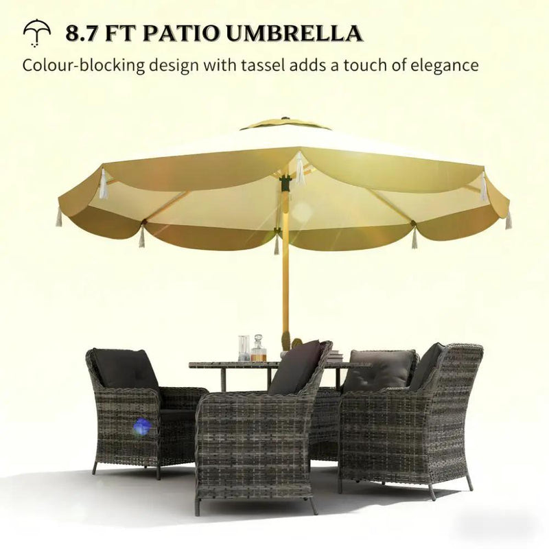 Vented Patio Table Umbrella by HouseOfZazla