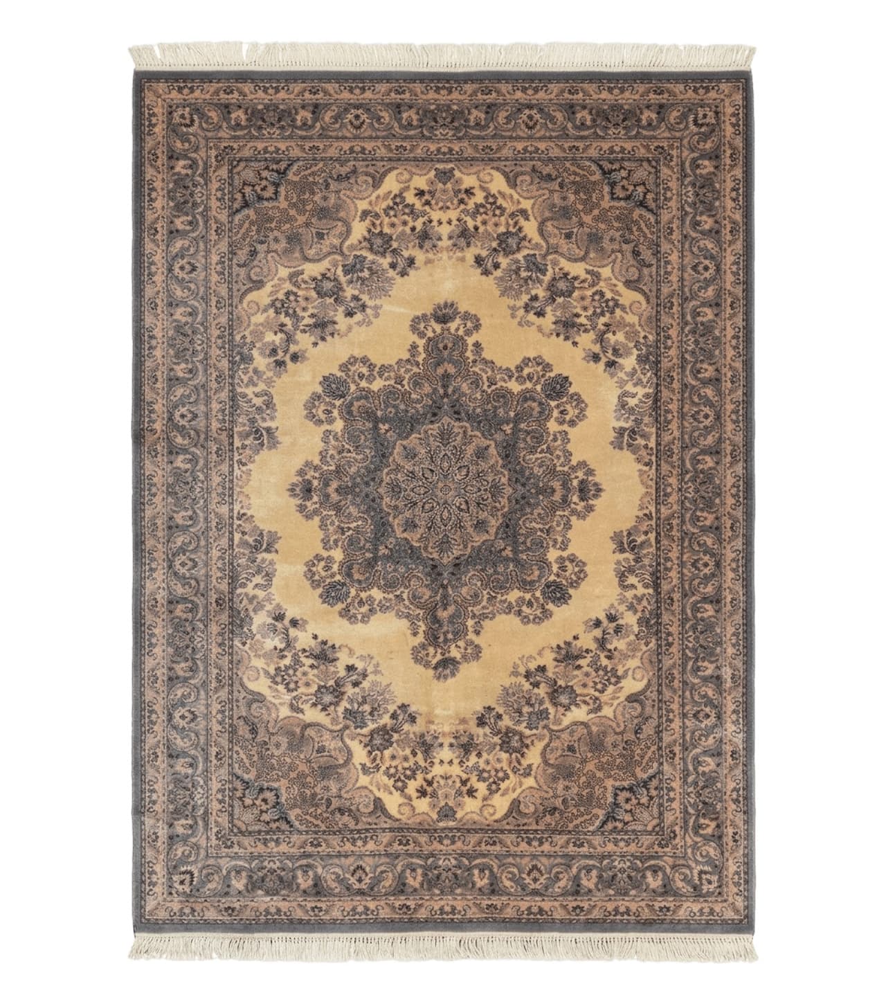 Belgium Power Loomed Wool Rug 6.9 x 9.6, Vintage Oriental Carpet by Jewel Rugs
