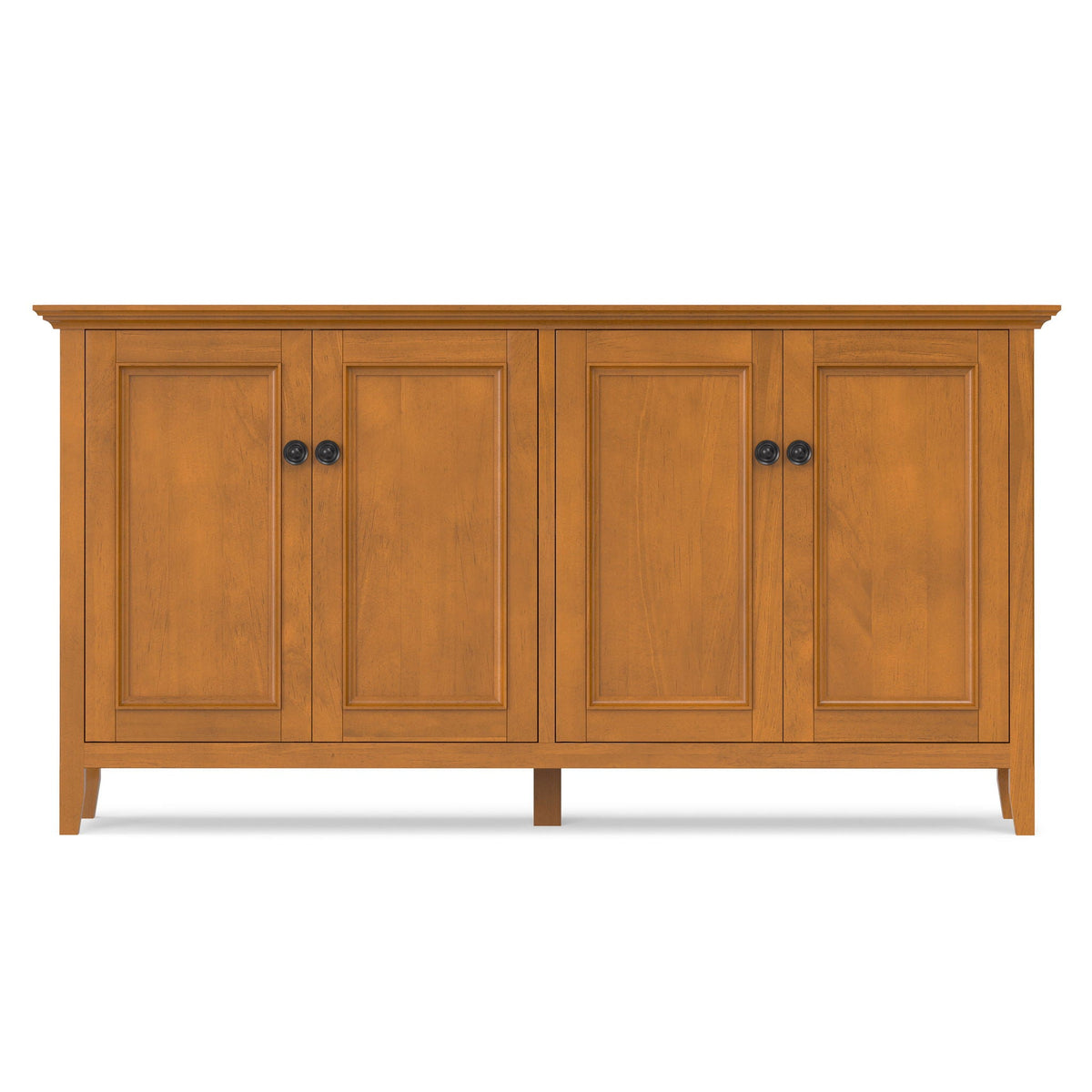 Amherst 4 Door Storage Cabinet with Adjustable Shelves - Dark Brown, Light Brown, Black, White, photo 7 of 40