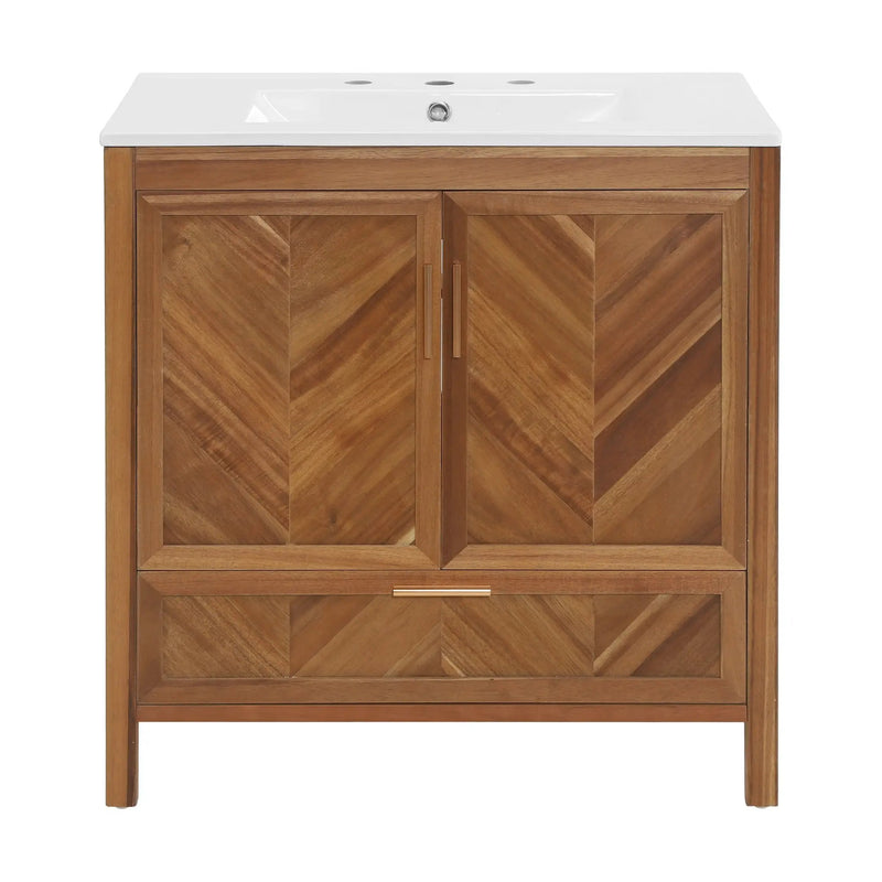 30 Inch Freestanding Farmhouse Bathroom Vanity by HouseOfZazla