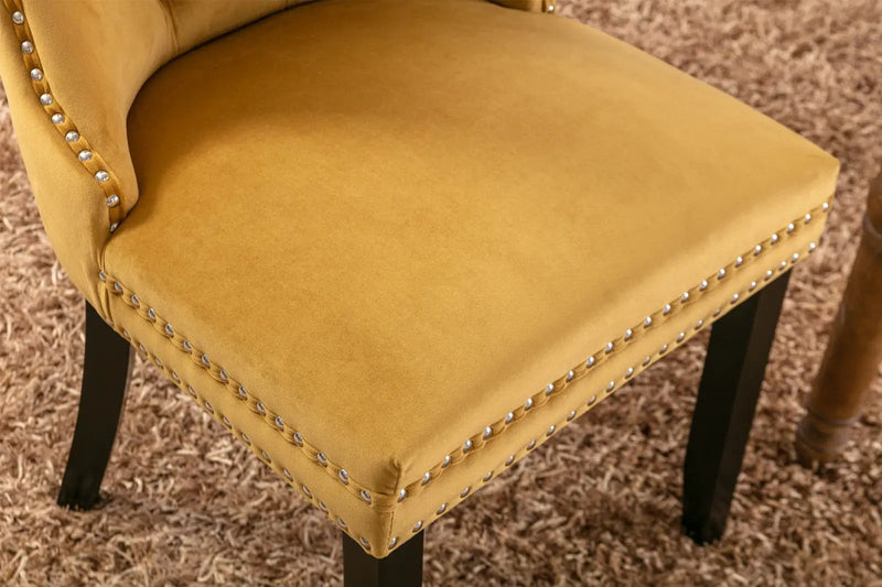Nikki - High-End Tufted Dining Chair (Set of 2) by HouseOfZazla