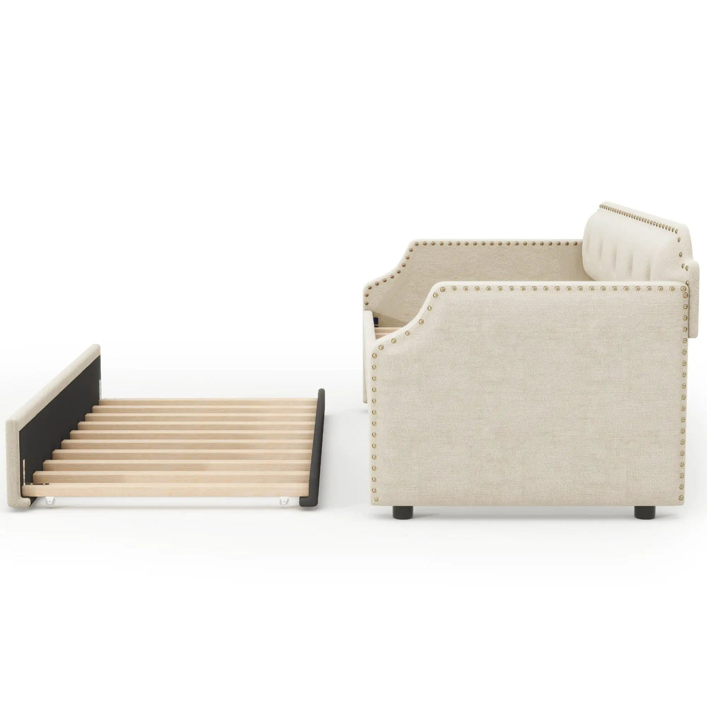 Upholstered Daybed With Trundle by HouseOfZazla