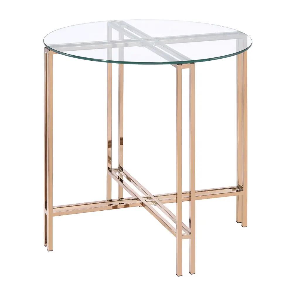 Veises - End Table - Champagne by Unique Piece Furniture