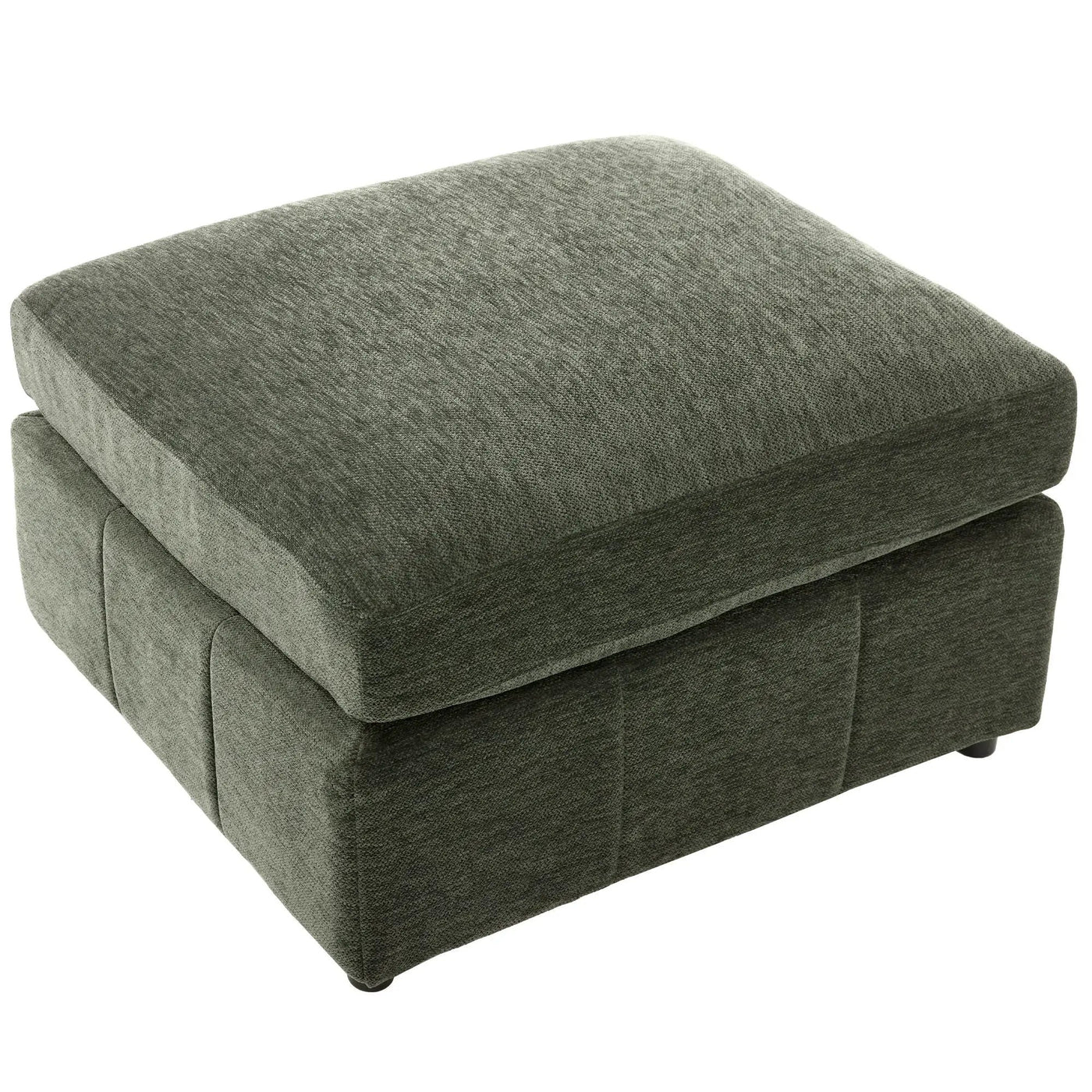 Modern Modular U-Shaped Sofa Bed With Movable Ottoman, USB Ports, Phone Holder by HouseOfZazla