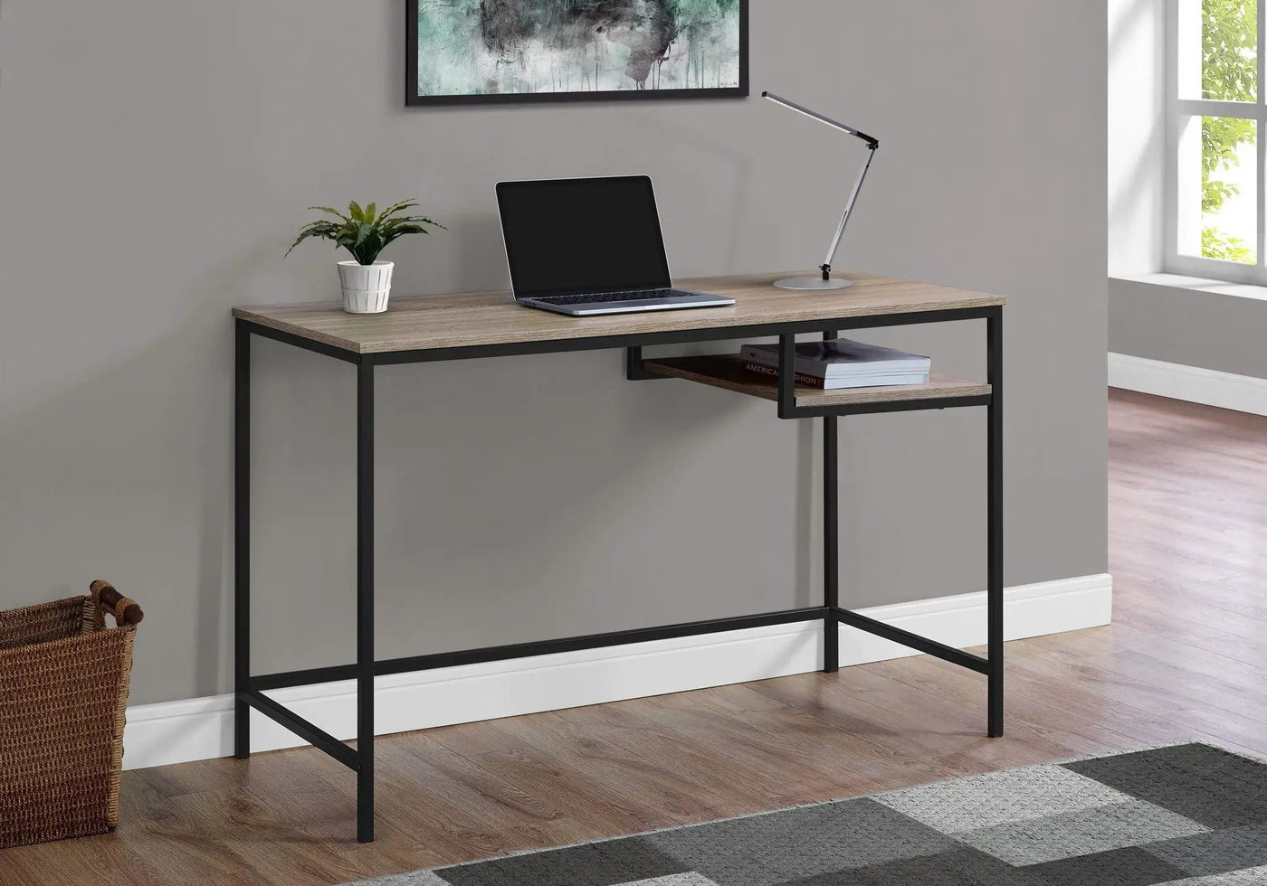 Computer Desk For Home Office, Compact Modern Design by HouseOfZazla