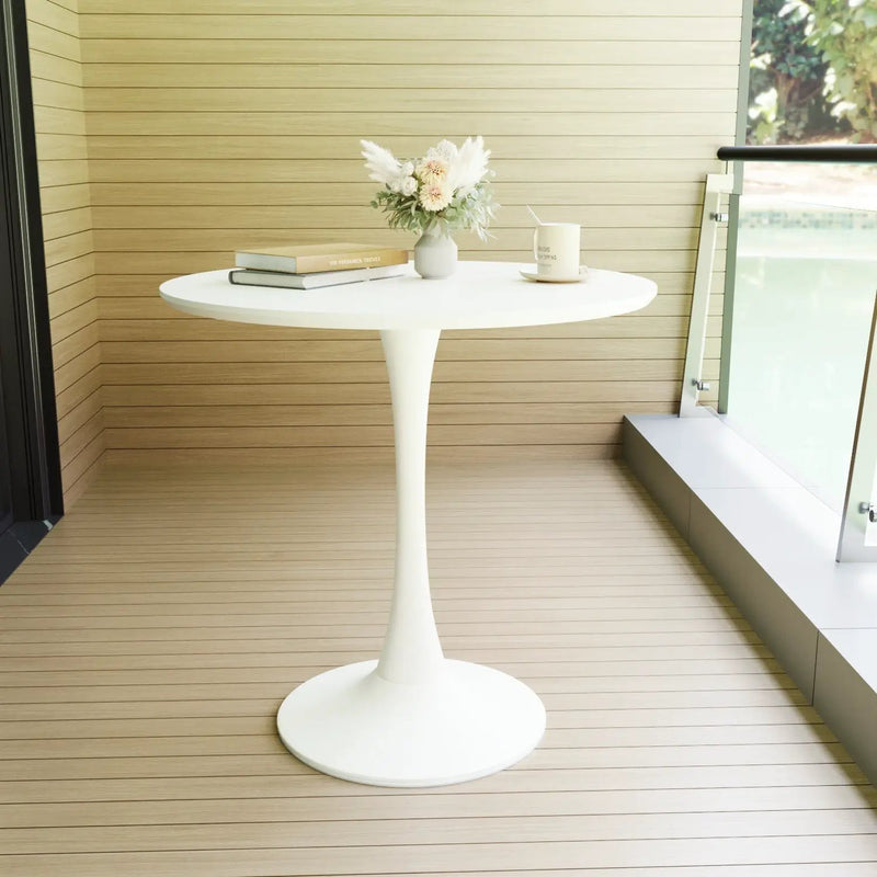 31.5" White Dining Table by HouseOfZazla