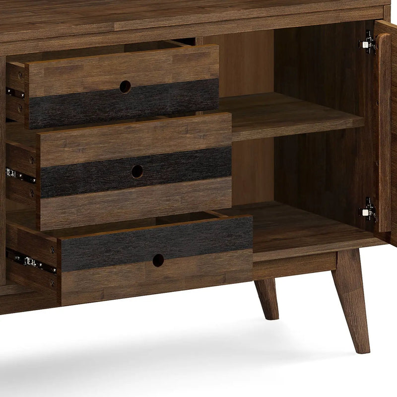 Clarkson - Sideboard Buffet - Rustic Natural Aged Brown by HouseOfZazla