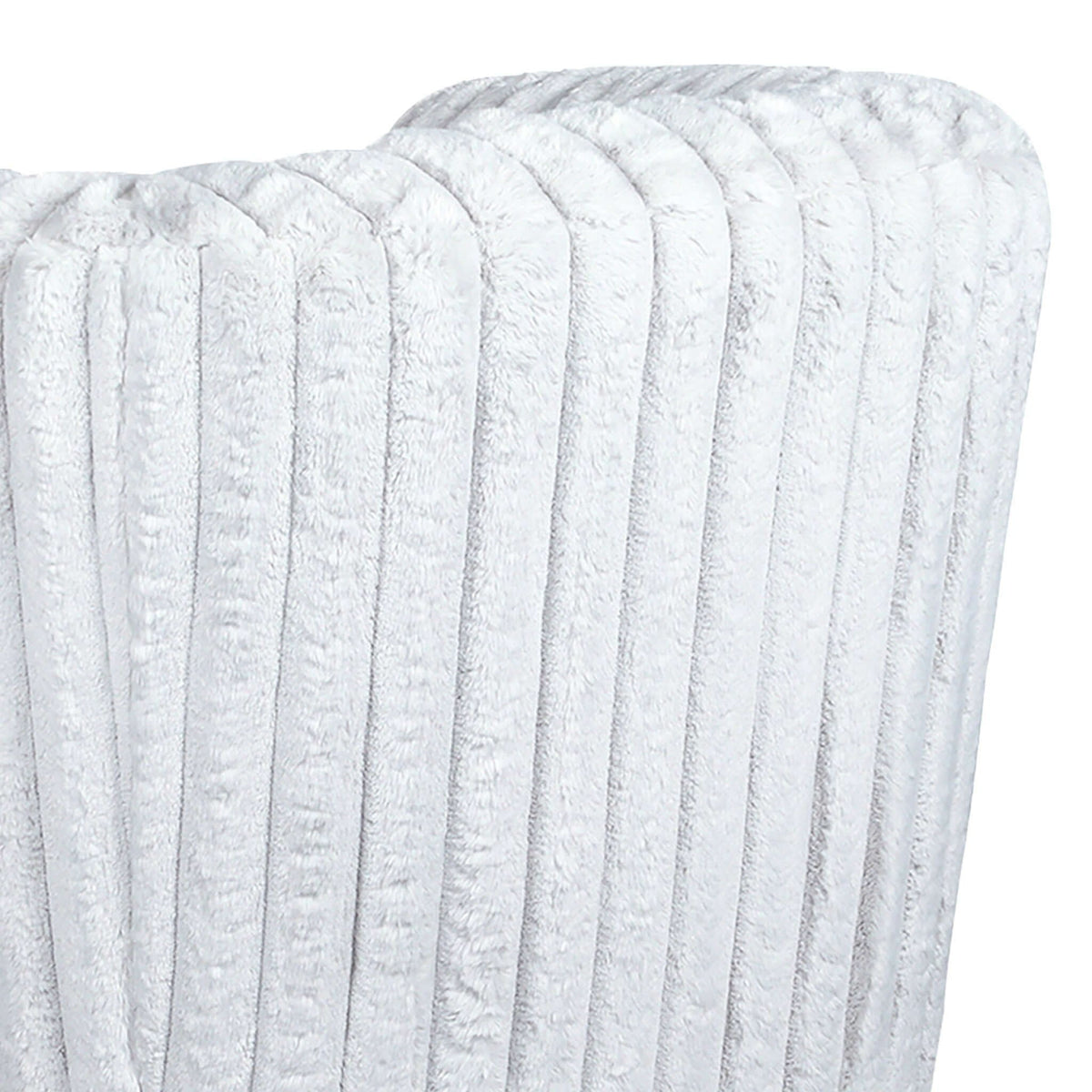 Modern Comfort Swivel Chair with Channel-Tufted Design - White or Gray, photo 3 of 10