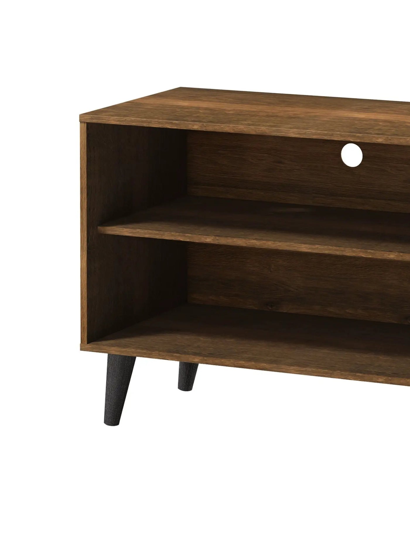 Amidon - TV Stand, With 2 Storage Shelves And 1 Cabinet by HouseOfZazla