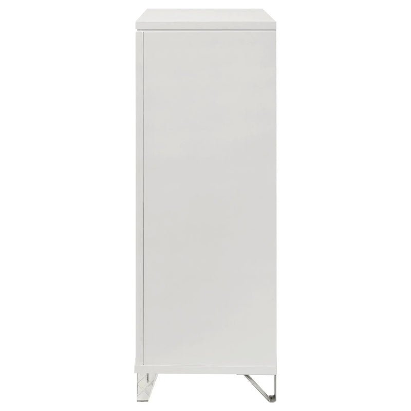 Marmore 5-drawer Bedroom Chest of Drawers White by Unique Piece Furniture
