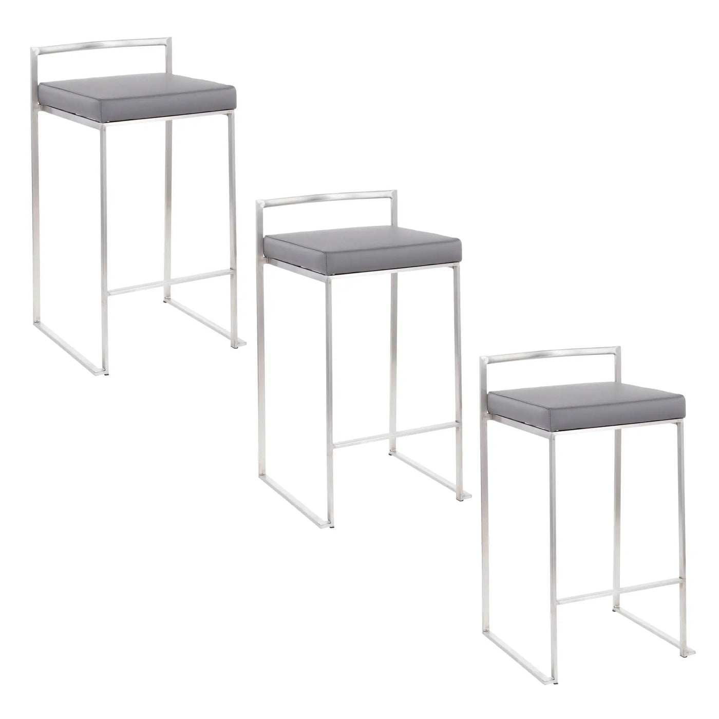 Fuji - Elegant Design Contemporary Stackable Counter Stool by HouseOfZazla