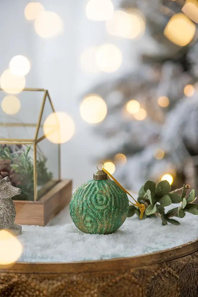 Christmas Ball Glass Decorative Hanging Ball Christmas Tree Ornaments For Holiday Party Decorations by HouseOfZazla