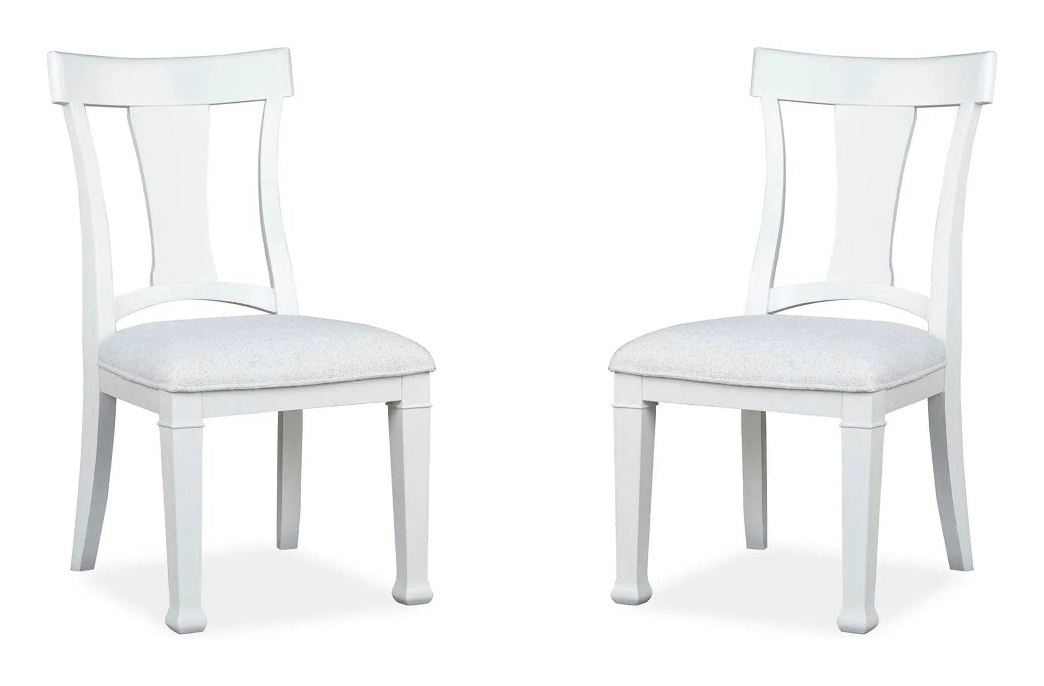 Kingston - Upholstered Side Chair (Set of 2) - Whisper White And Cerused Nutmeg by Unique Piece Furniture