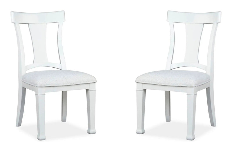 Kingston - Upholstered Side Chair (Set of 2) - Whisper White And Cerused Nutmeg by Unique Piece Furniture