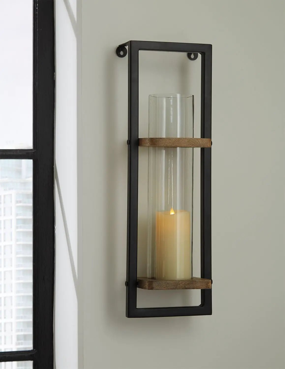 Colburn - Wall Sconce - Natural / Black by Unique Piece Furniture