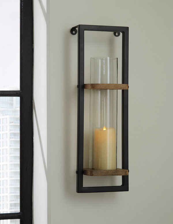 Colburn - Wall Sconce - Natural / Black, photo 2 of 4