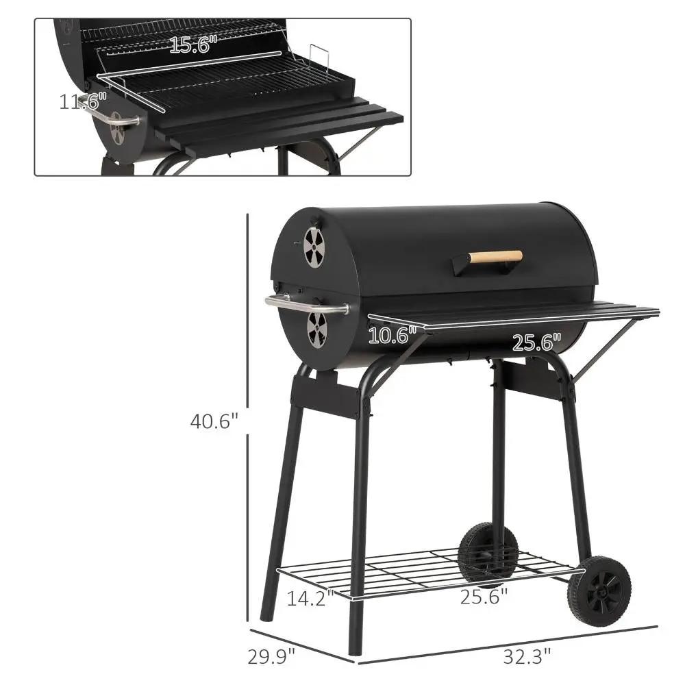 30" Portable Charcoal BBQ Grill by HouseOfZazla