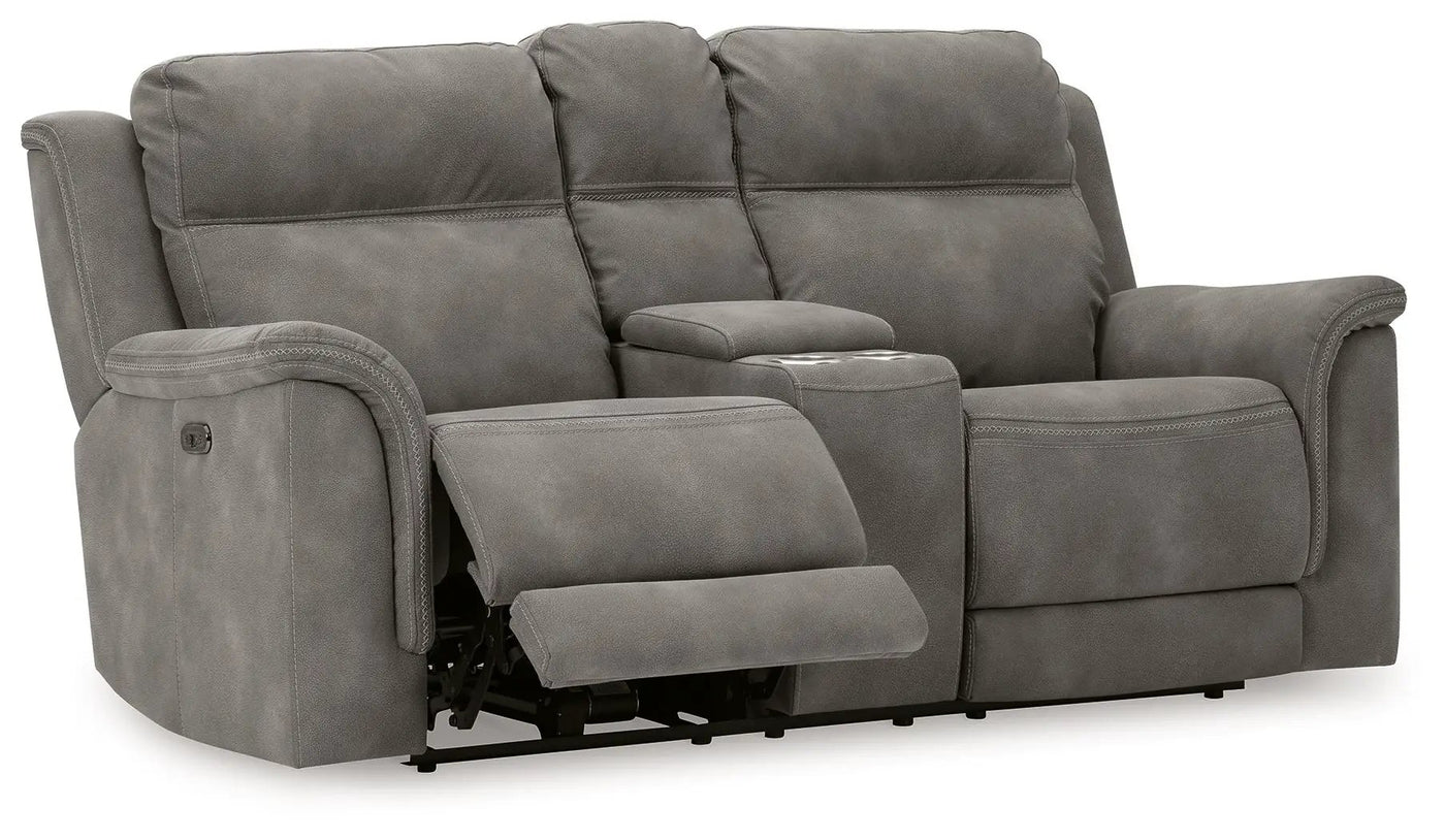 Next-Gen Durapella - Reclining Power Loveseat With Console by Unique Piece Furniture