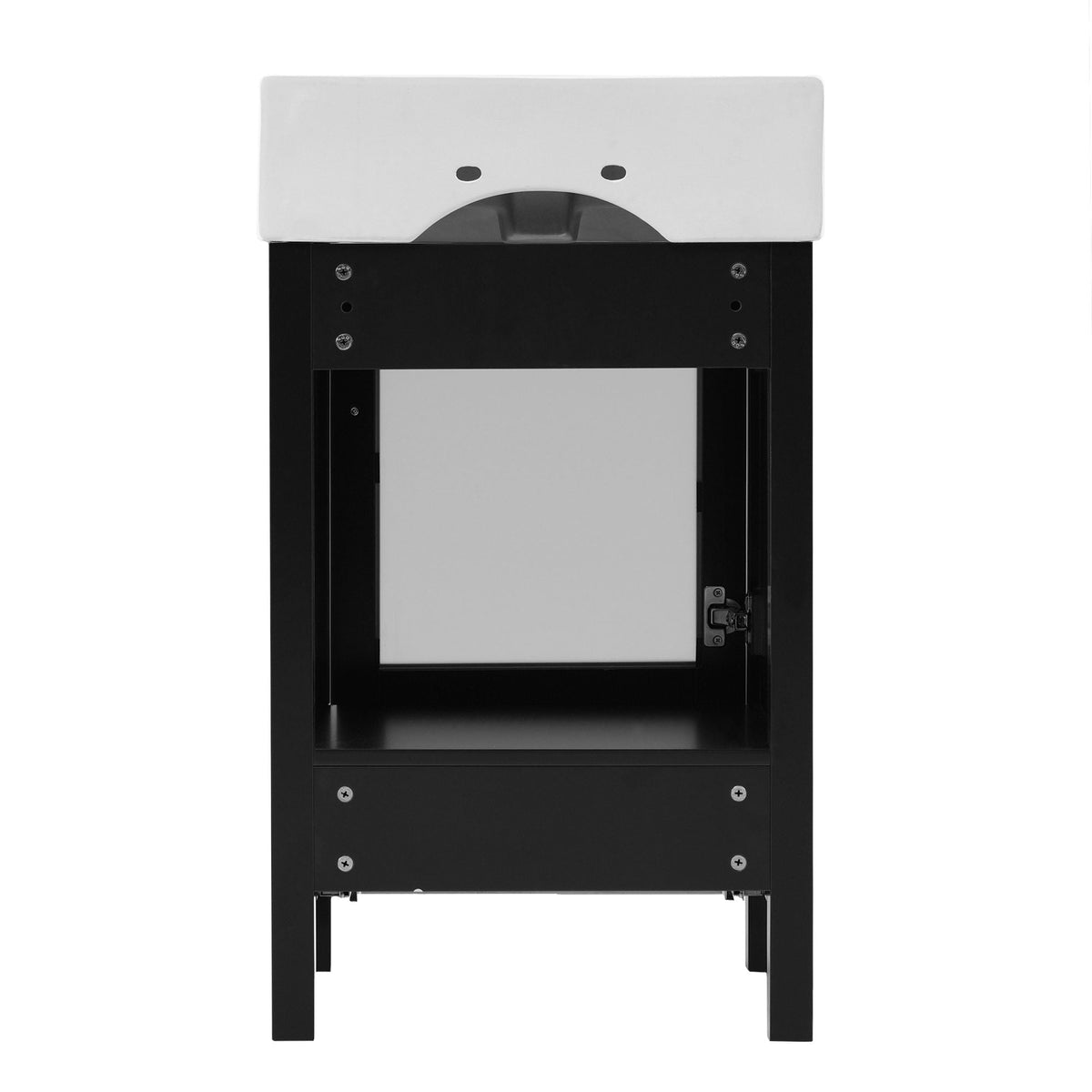 Bathroom Vanity with Ceramic Sink and Ample Storage - Blue, Green, or Black, photo 4 of 40
