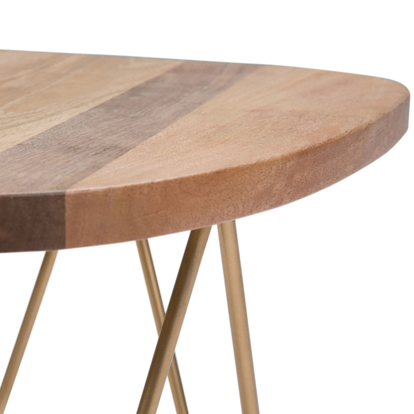 Patrice - Handcrafted Metal And Wood Accent Table by HouseOfZazla