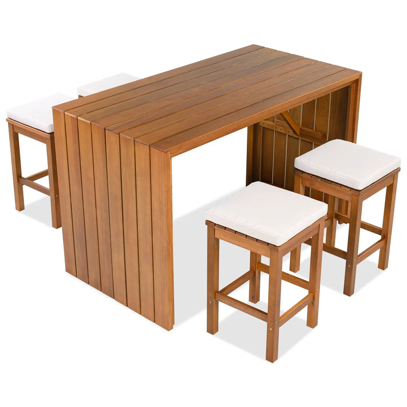 5 Piece Outdoor Bar Set by HouseOfZazla