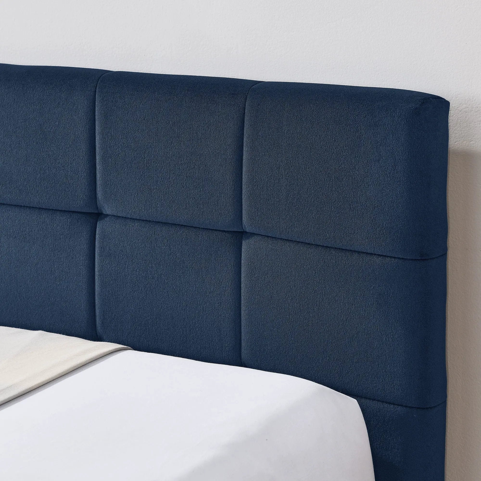 Mid-Century Storage Upholstered Tufted Bed Frame With Backrest And Armrests by Unique Piece Furniture