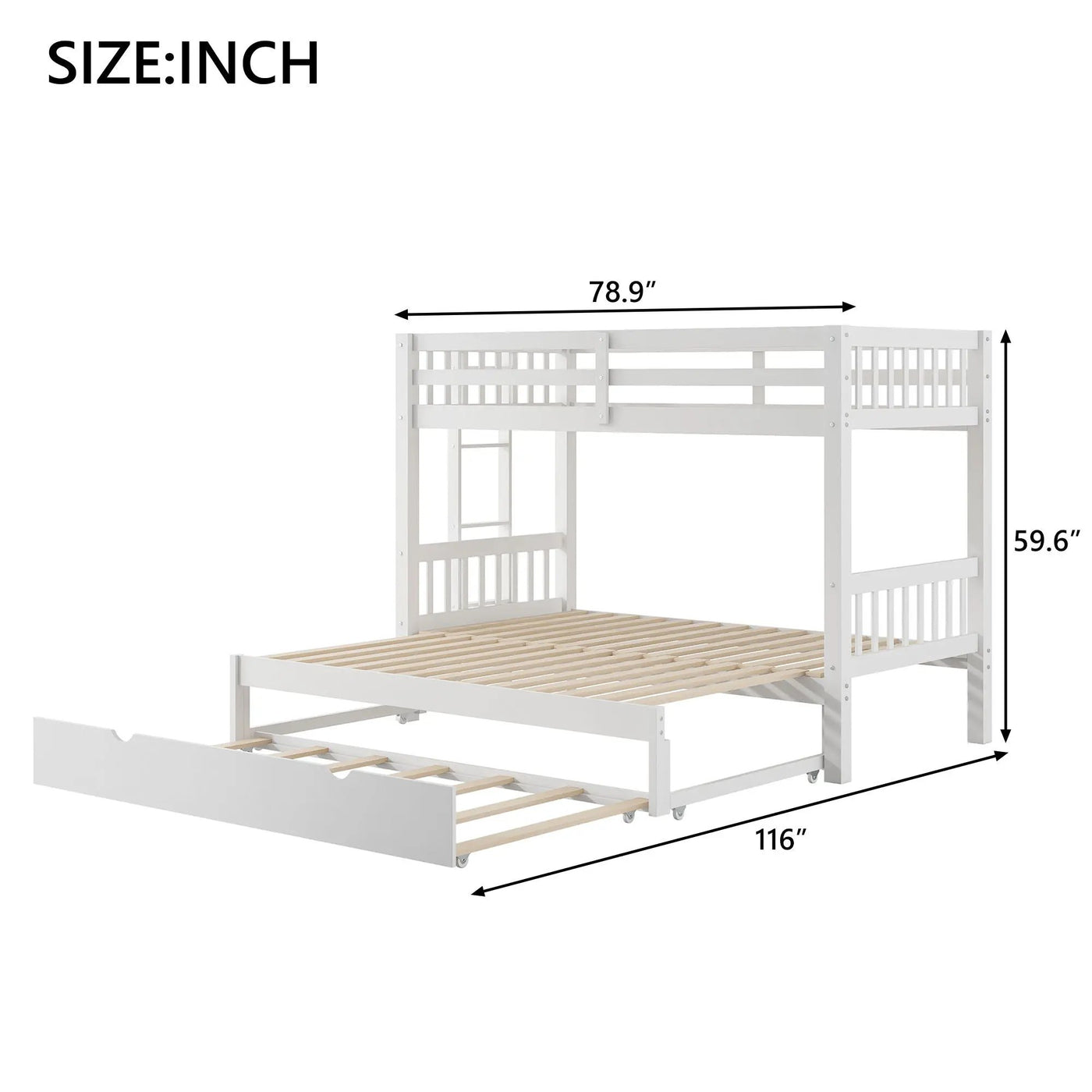 Smooth Mobility Bunk Bed With Trundle by HouseOfZazla