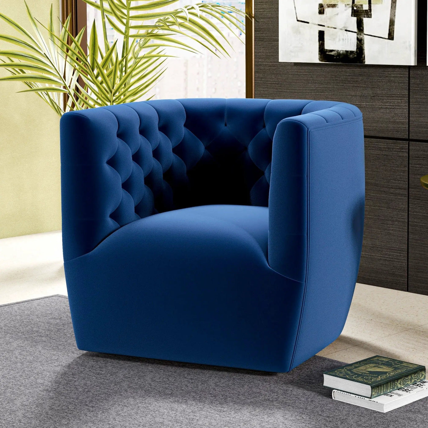 Delaney - Ergonomic Design Swivel Chair by HouseOfZazla