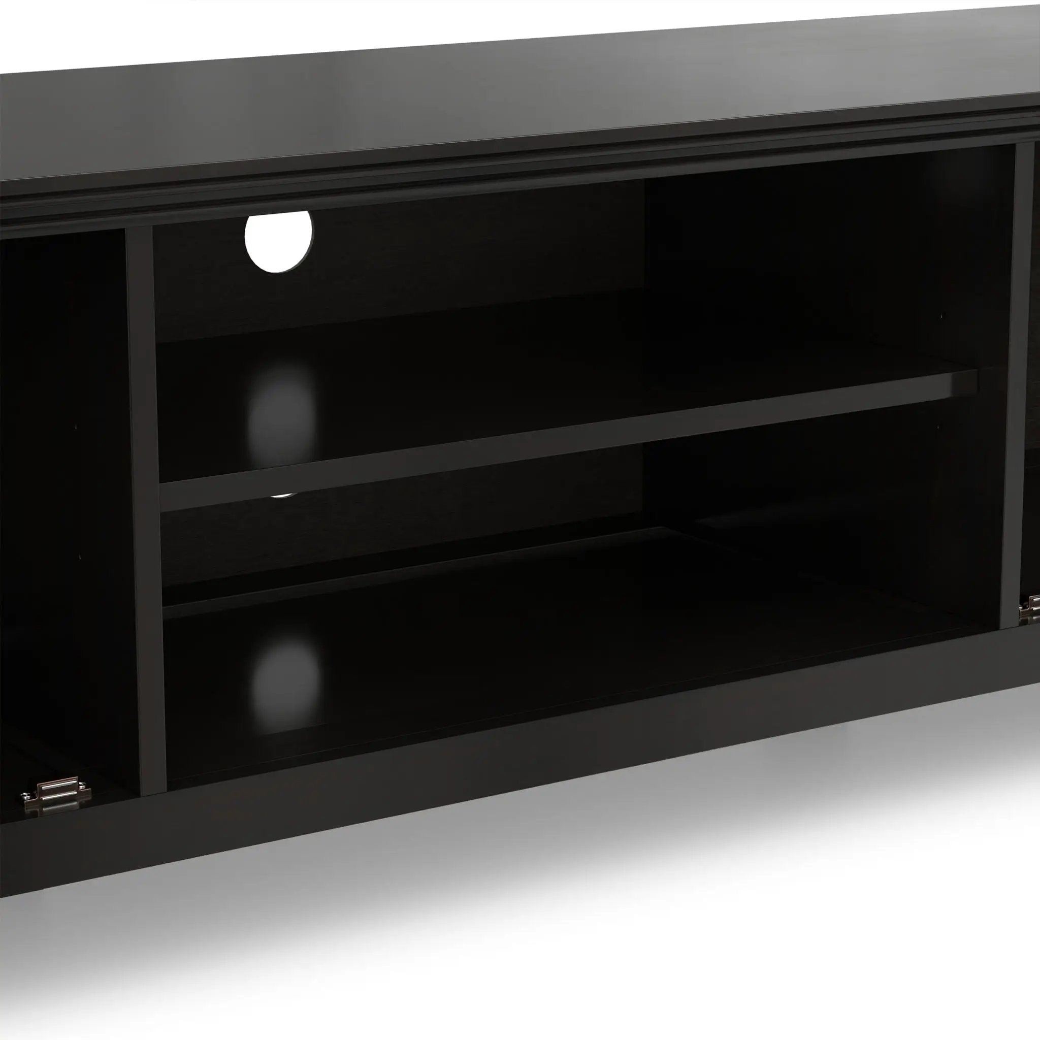 Amherst - Low TV Media Stand - Hickory Brown by Unique Piece Furniture