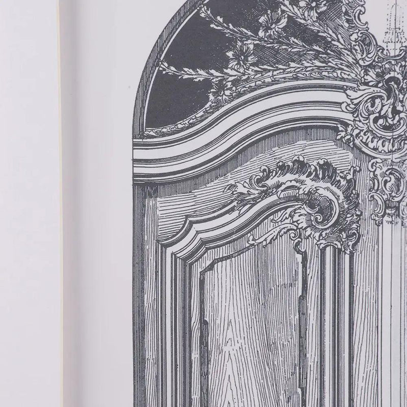 Fake Pencil Architectual Wall Art, Wall Decor Accent (Set of 2) - Silver by HouseOfZazla