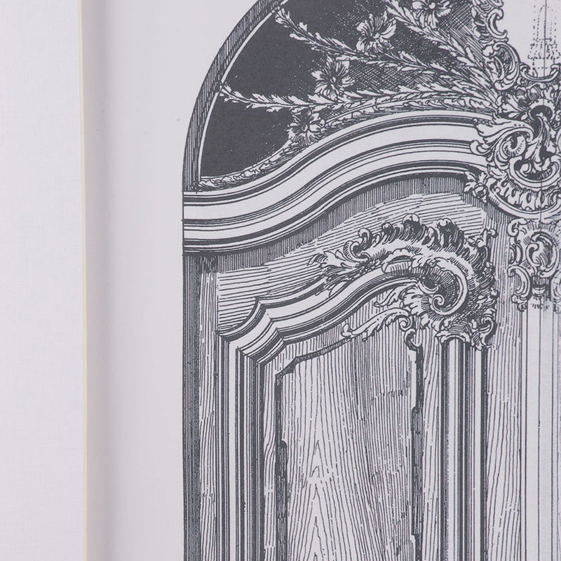 Architectural Wall Art Set with Pencil Design - Silver, photo 2 of 9