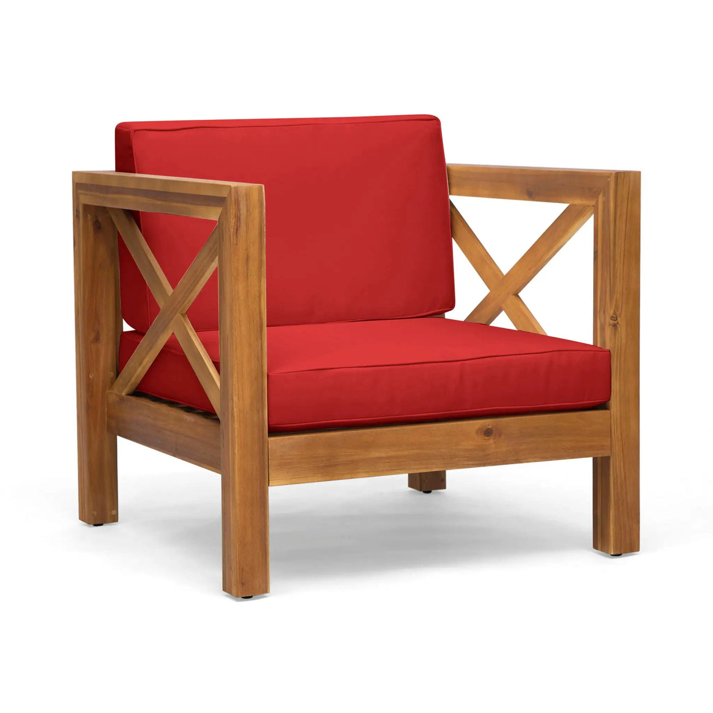 Brava Mid-Century Modern Club Chair with Water Resistant Cushions by HouseOfZazla