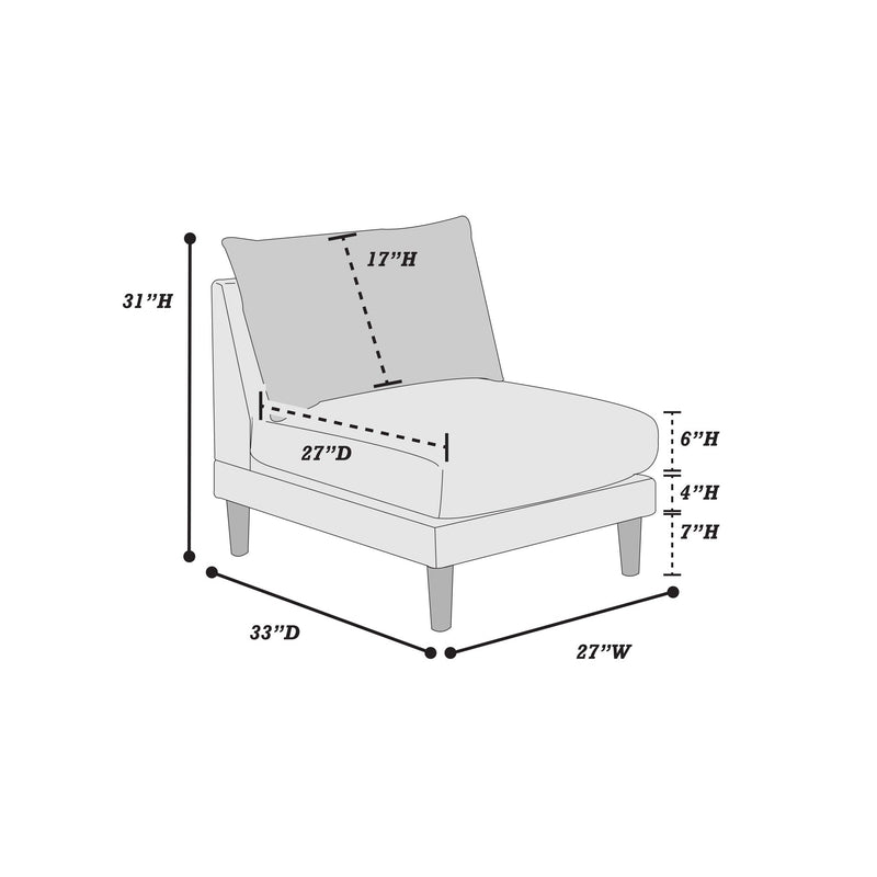 Modular L-Sectional Set With Ottomans - Pink by HouseOfZazla